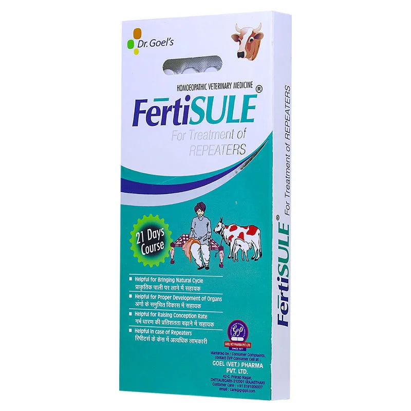 FERTISULE – 21 DAYS COURSE for Cattle For Treatment of repeaters