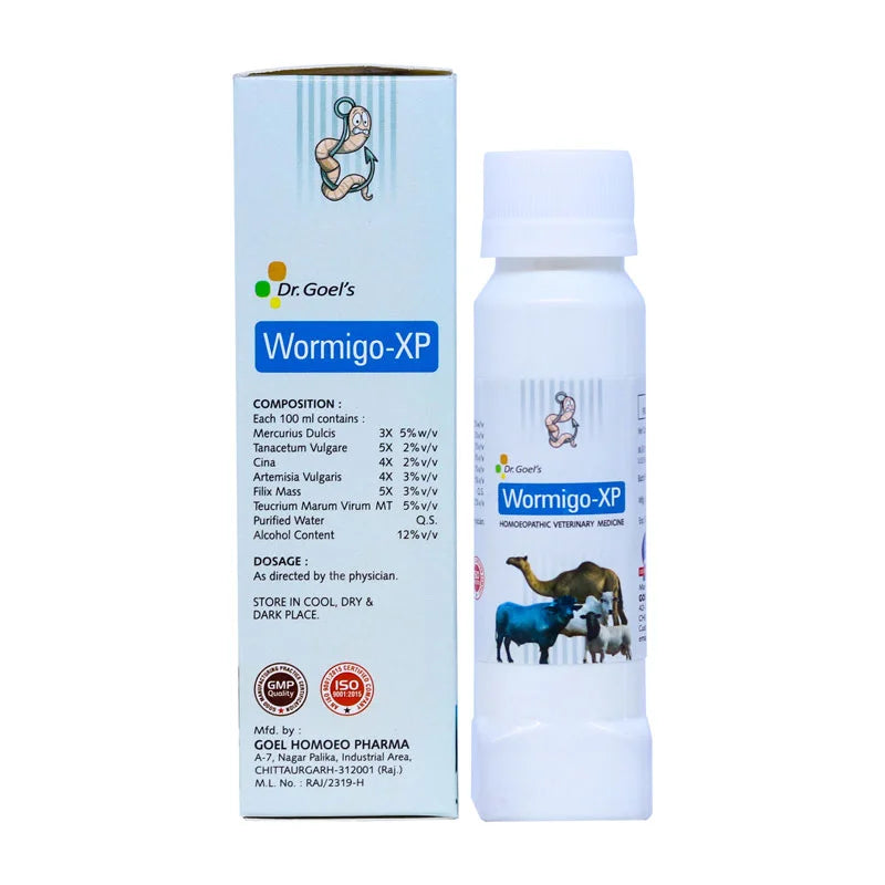 WORMIGO-XP for Deworming in Cow, Buffalo, Sheep, Goat & Pigs (Combo of 4)