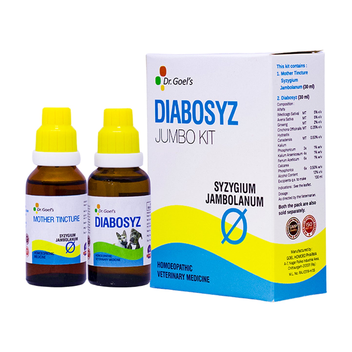 DIABOSYZ JUMBO KIT for PETS 30ML For Diabetes