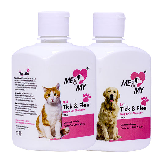 Anti Ticks and Flea Pet Shampoo helps to keep free from Ticks, Lice, Flea, Mites