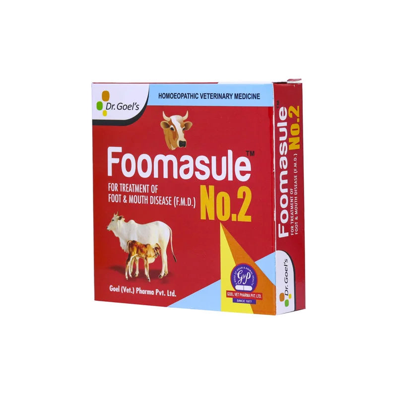 FOOMASULE No. 2 for CATTLE For Treatment of FMD