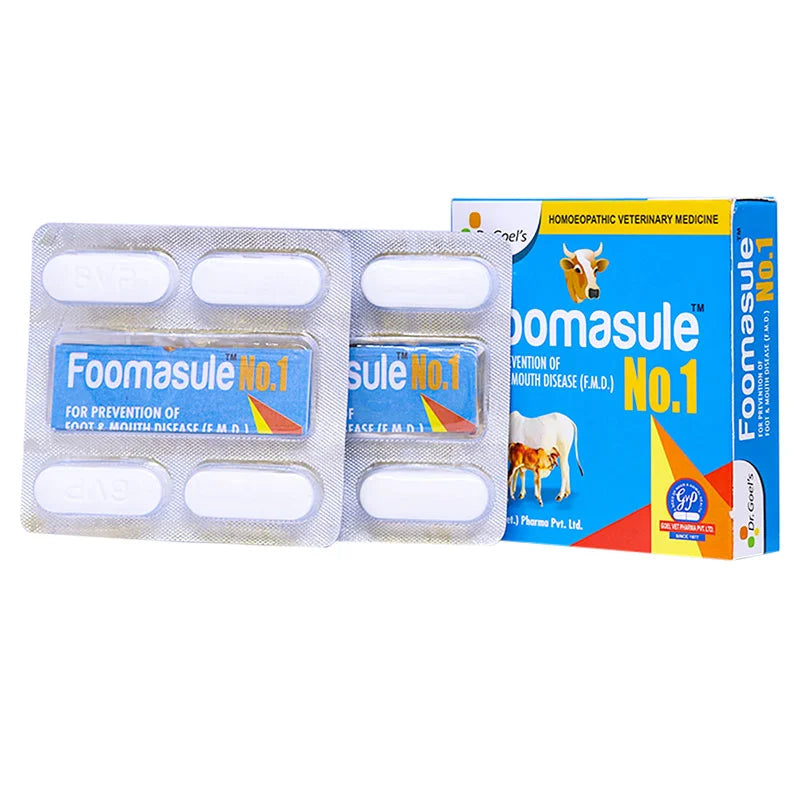 FOOMASULE No.1 – for CATTLE For prevention of FMD