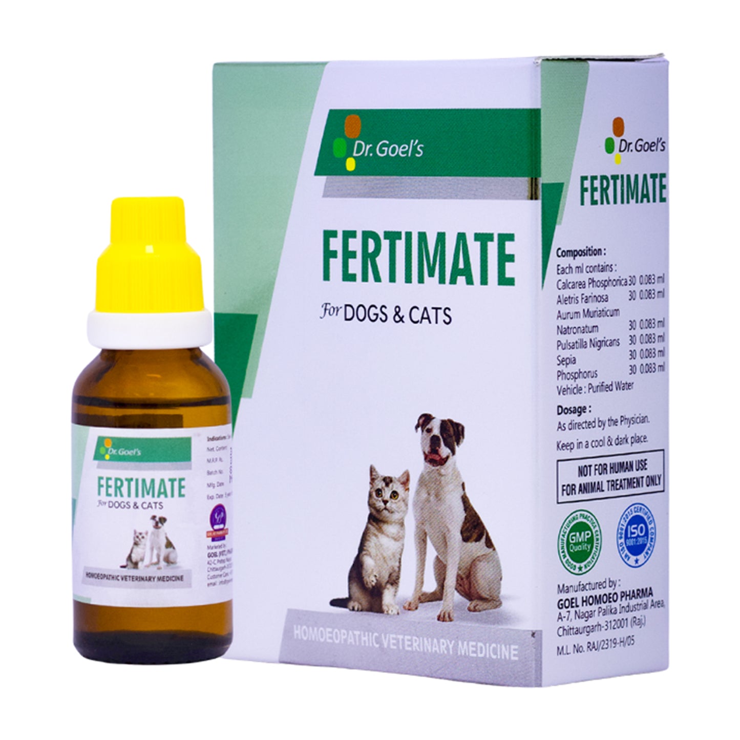 FERTIMATE DROPS for PETS 30ML For INFERTILITY in Females