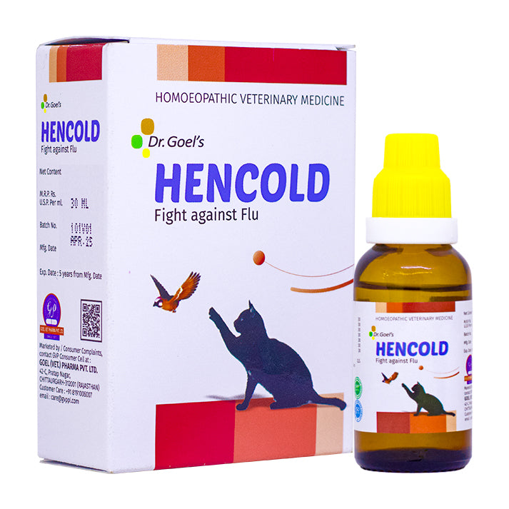 HENCOLD For Dogs and Cats To Fight Against Flu, H5N1, & Bird Flu