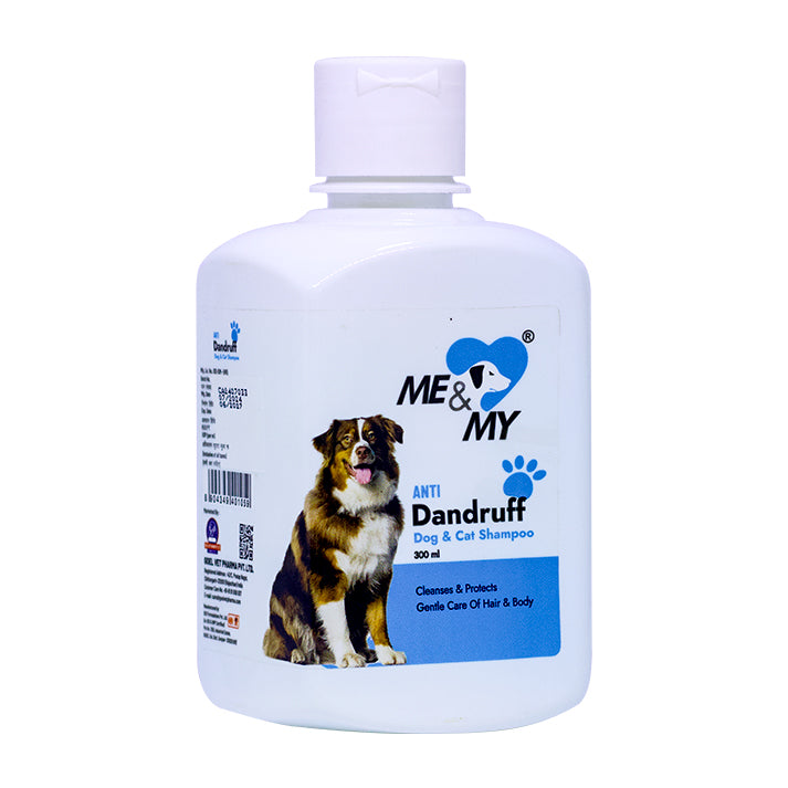 Me and MY Anti Dandruff Pet Shampoo helps to get rid of dandruff and dermatitis