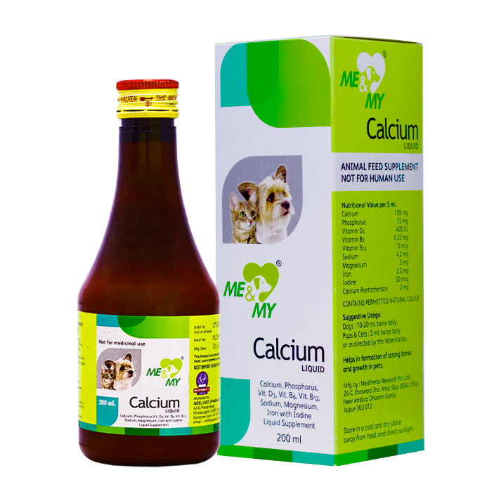 ME and MY CALCIUM Supplement for Pets | For Strong Bone and Growth
