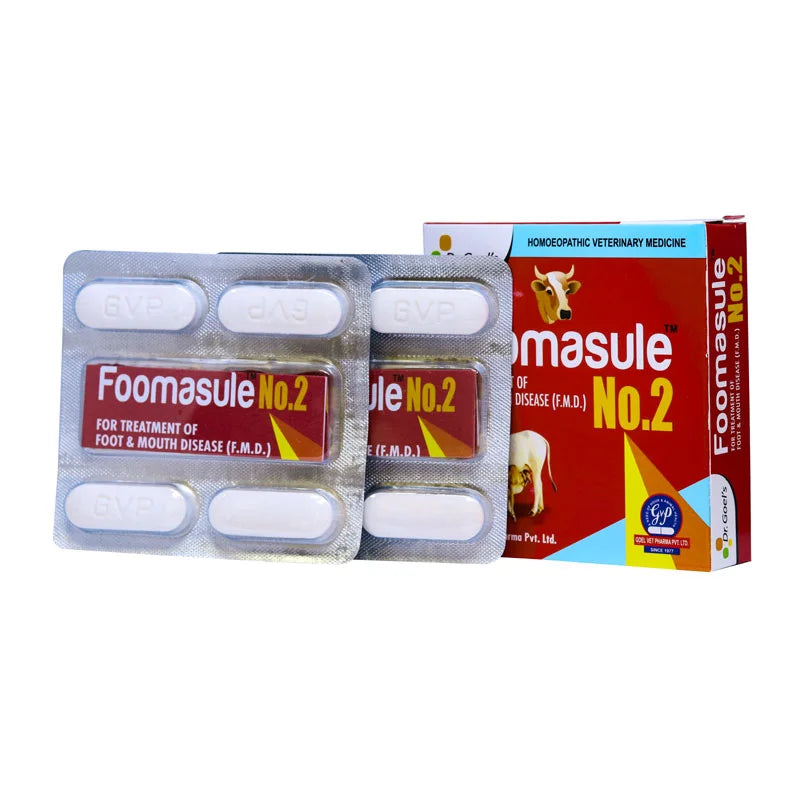 FOOMASULE No. 2 for CATTLE For Treatment of FMD