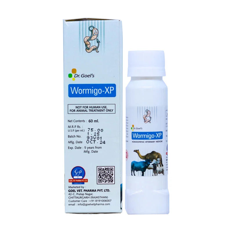 WORMIGO-XP for Deworming in Cow, Buffalo, Sheep, Goat & Pigs (Combo of 4)