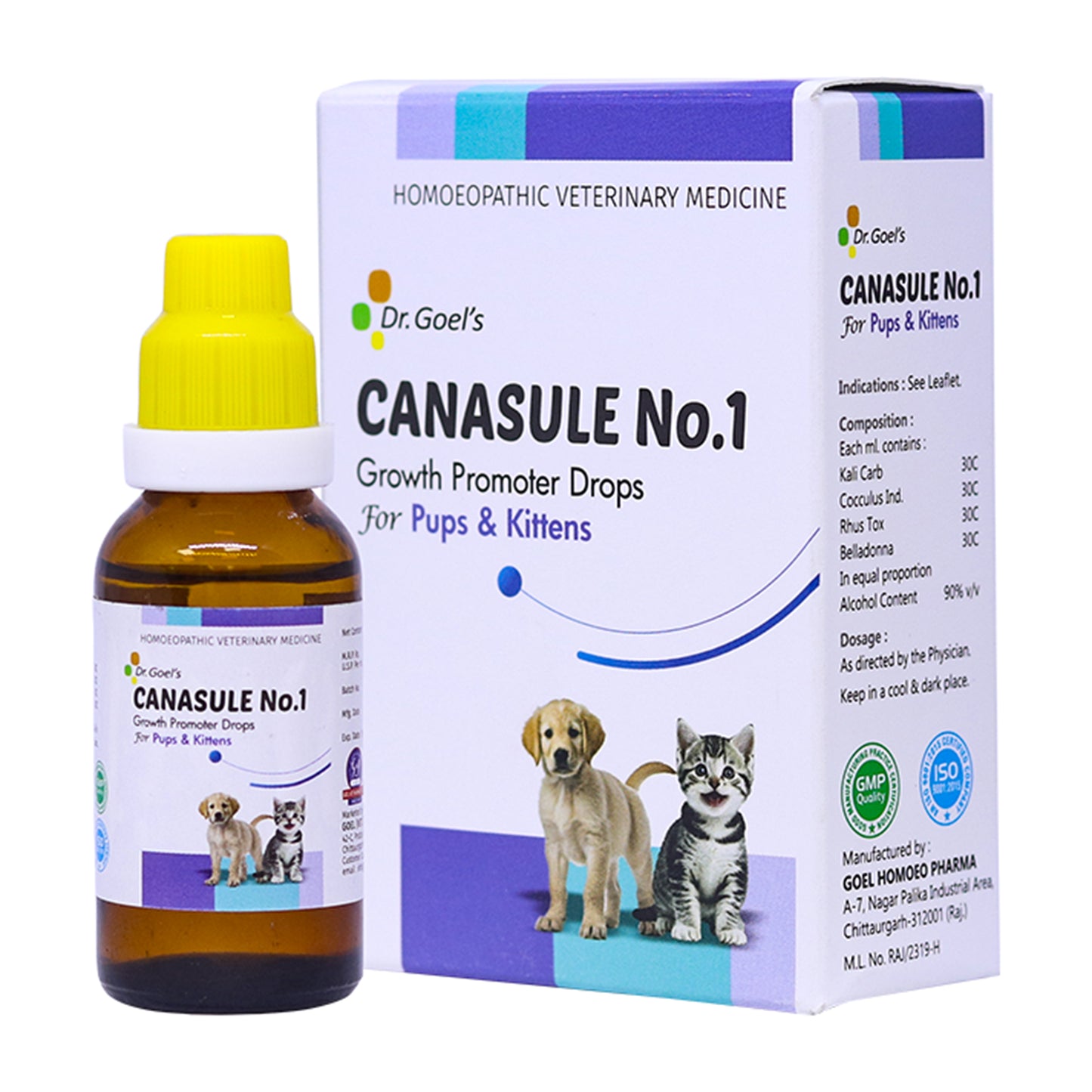 CANASULE No.1 for PUPS and KITTENS 30ml For Boosting Immunity
