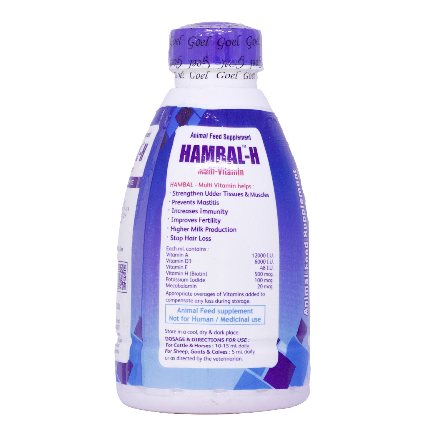 HAMBAL H 500ML Vitamin H for Cattle