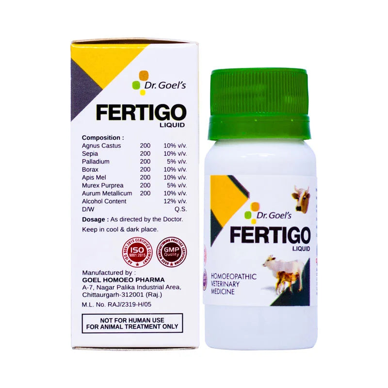 Fertigo For Cattle 30ml - For Increasing Conception Rate ( COMBO Of 4 )