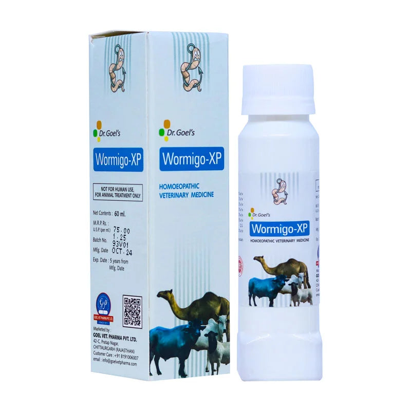 WORMIGO-XP for Deworming in Cow, Buffalo, Sheep, Goat & Pigs (Combo of 4)