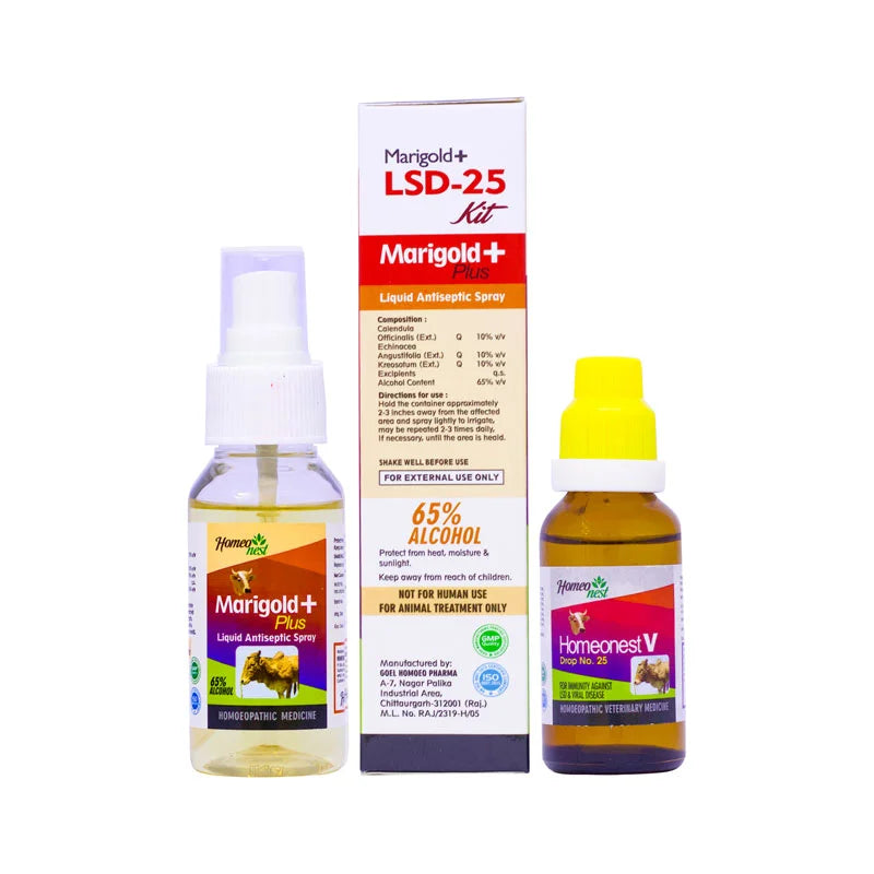 Homeonest Marigold+ LSD-25 Kit For lumpy skin disease