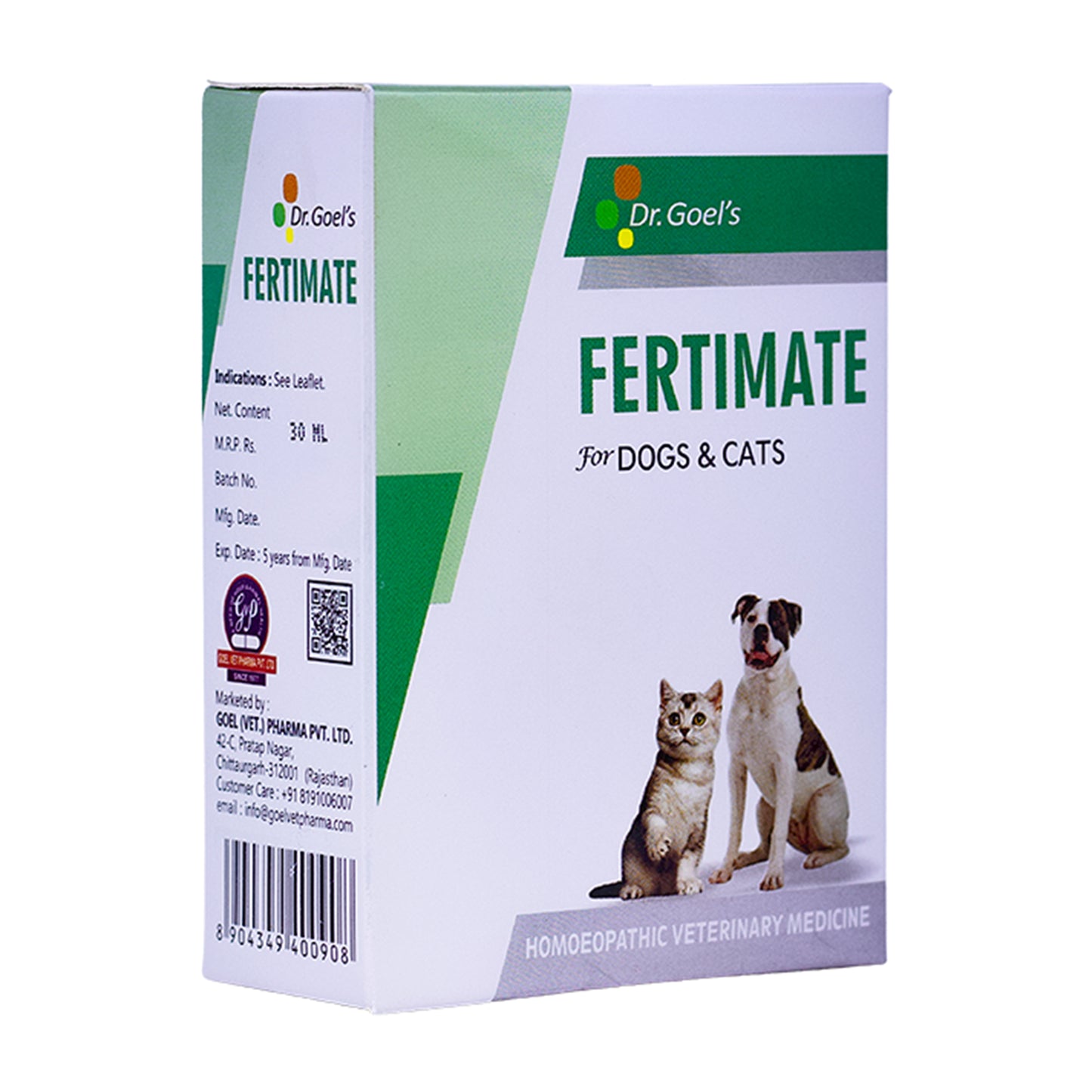 FERTIMATE DROPS for PETS 30ML For INFERTILITY in Females