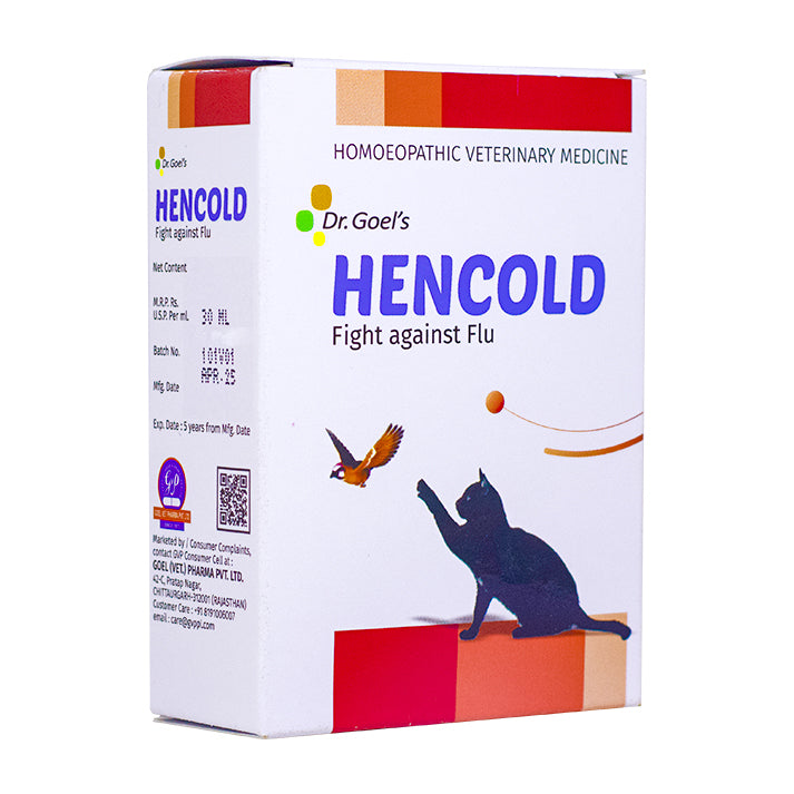 HENCOLD For Dogs and Cats To Fight Against Flu, H5N1, & Bird Flu