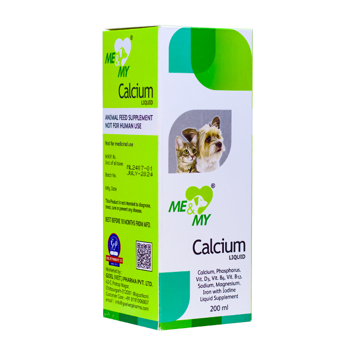 ME and MY CALCIUM Supplement for Pets | For Strong Bone and Growth