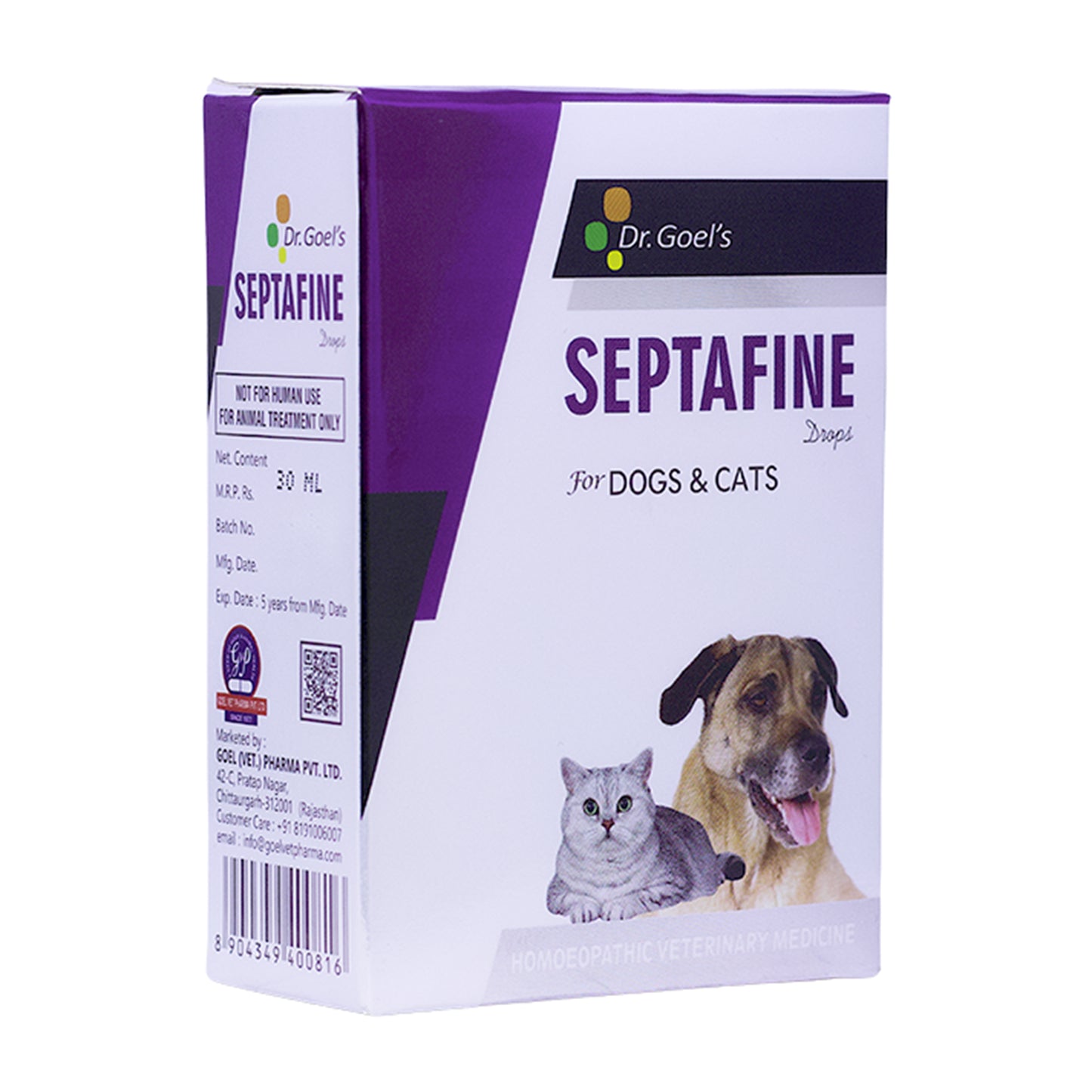 SEPTAFINE DROPS for PETS 30ML for Sepsis or absus