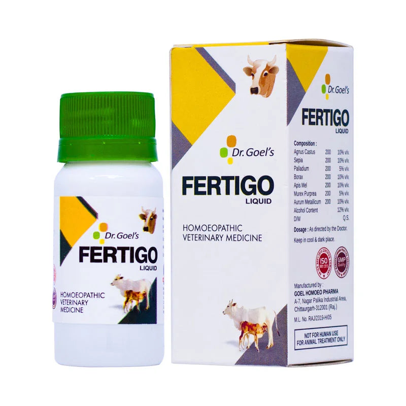 Fertigo For Cattle 30ml - For Increasing Conception Rate ( COMBO Of 4 )