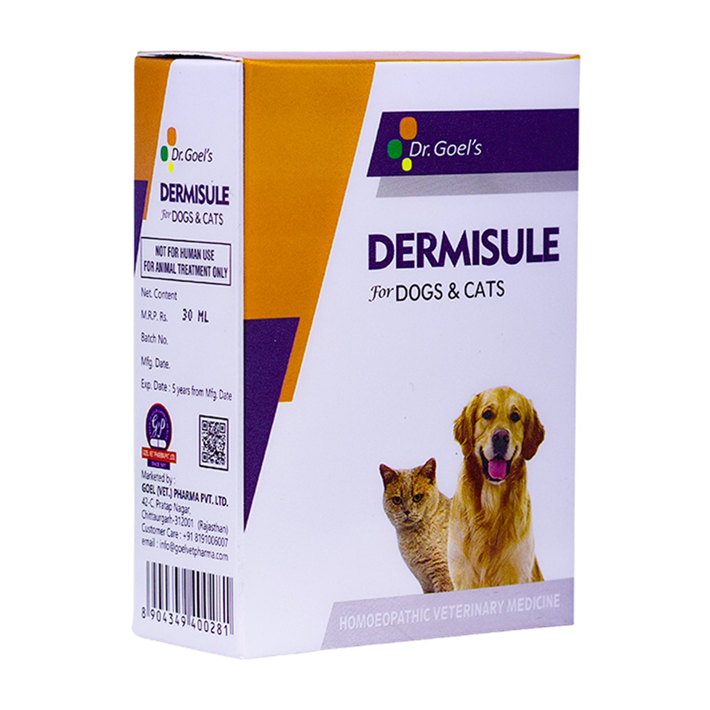DERMISULE for PETS 30ml For Skin Infections