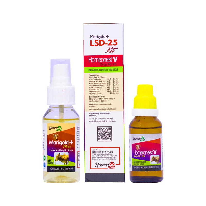Homeonest Marigold+ LSD-25 Kit For lumpy skin disease