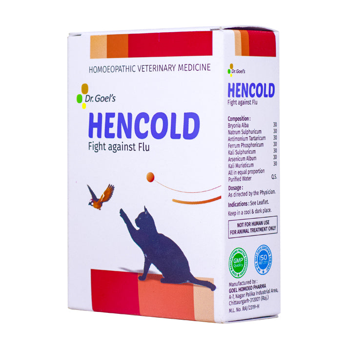 HENCOLD For Dogs and Cats To Fight Against Flu, H5N1, & Bird Flu