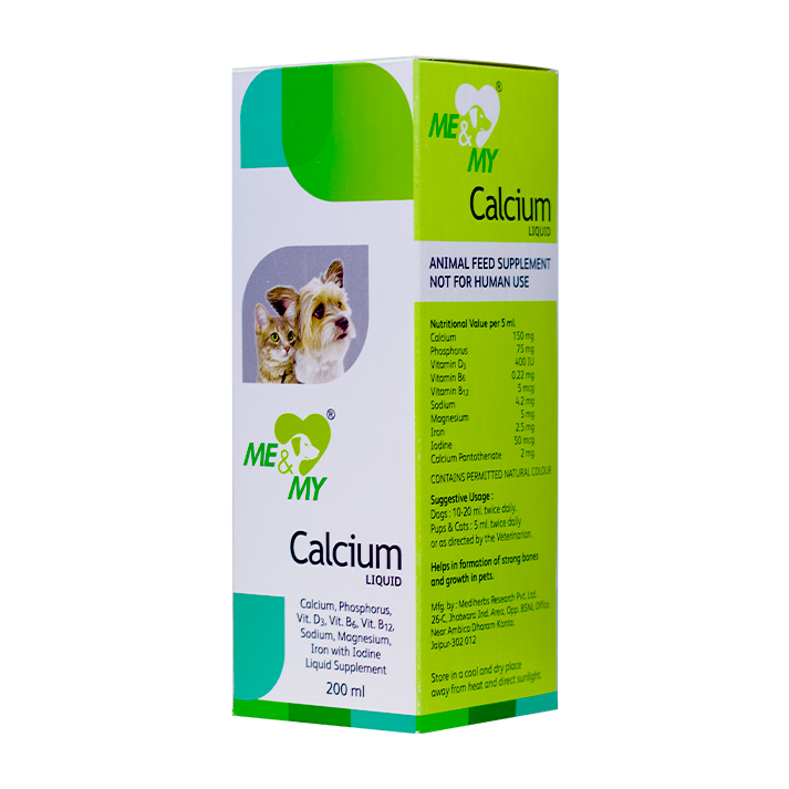 ME and MY CALCIUM Supplement for Pets | For Strong Bone and Growth