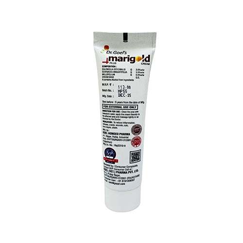 MARIGOLD + CREAM To reduce Inflammation, cracks, wounds