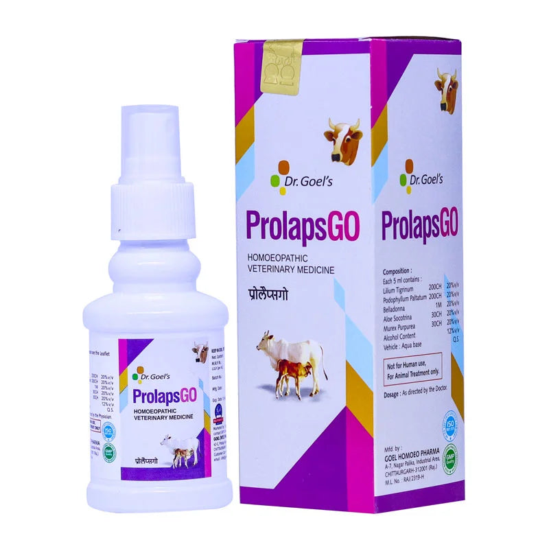 PROLAPSGO for CATTLE -100ml For Pre and Post Partum prolaps