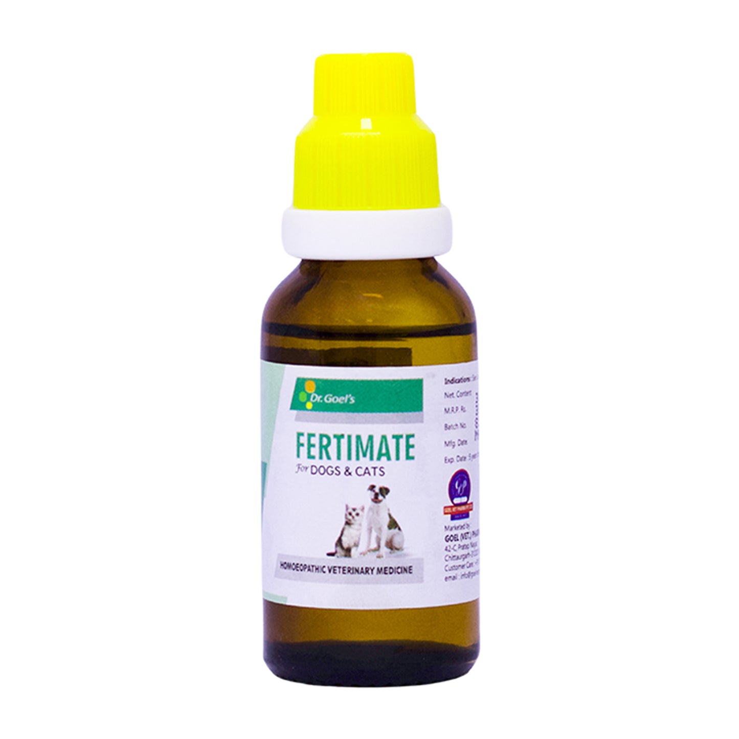 FERTIMATE DROPS for PETS 30ML For INFERTILITY in Females