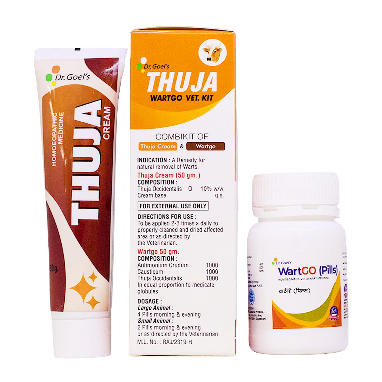 Thuja WartGo vet kit For Natural removal of Warts