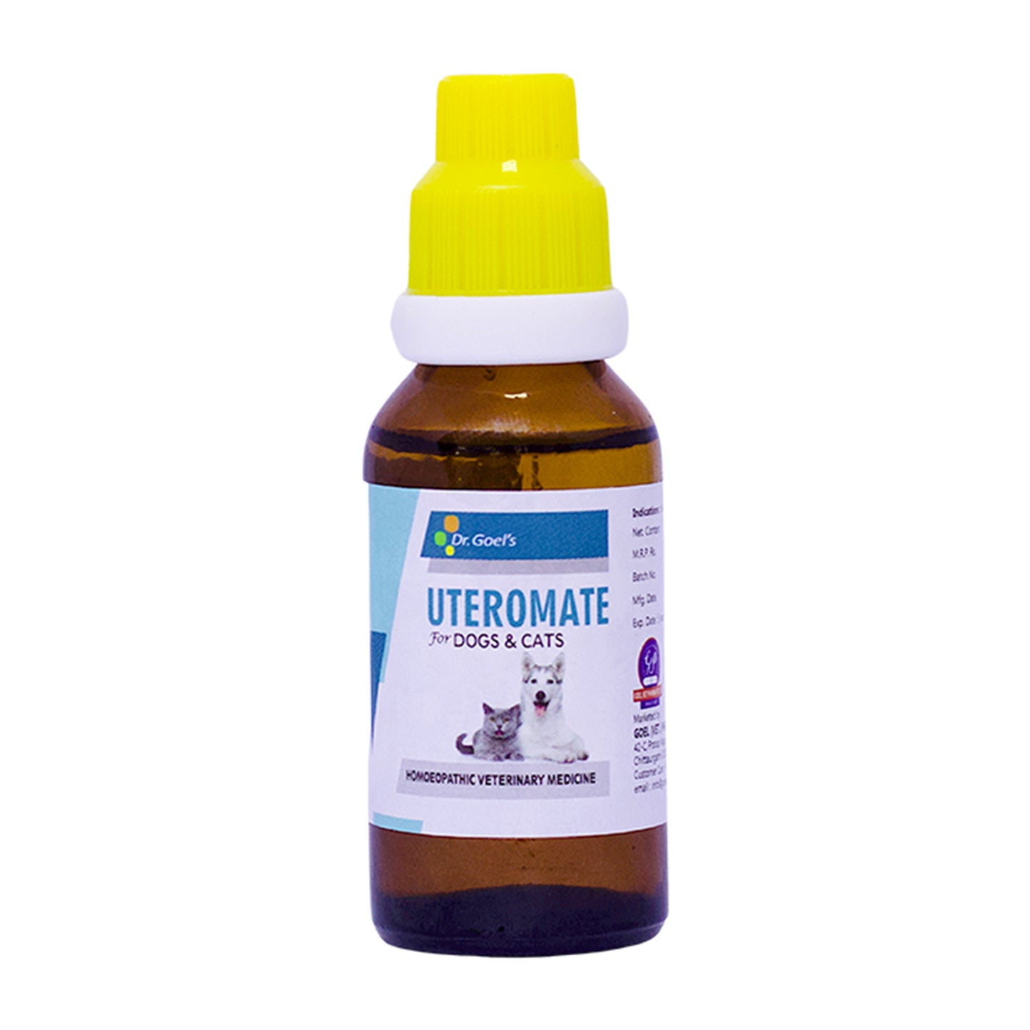 UTEROMATE DROPS for PETS 30ML For UTERINE Troubles in Females
