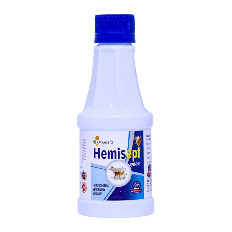 HEMISEPT for CATTLE – 105ML Supporting Therapy to all respiratory disease