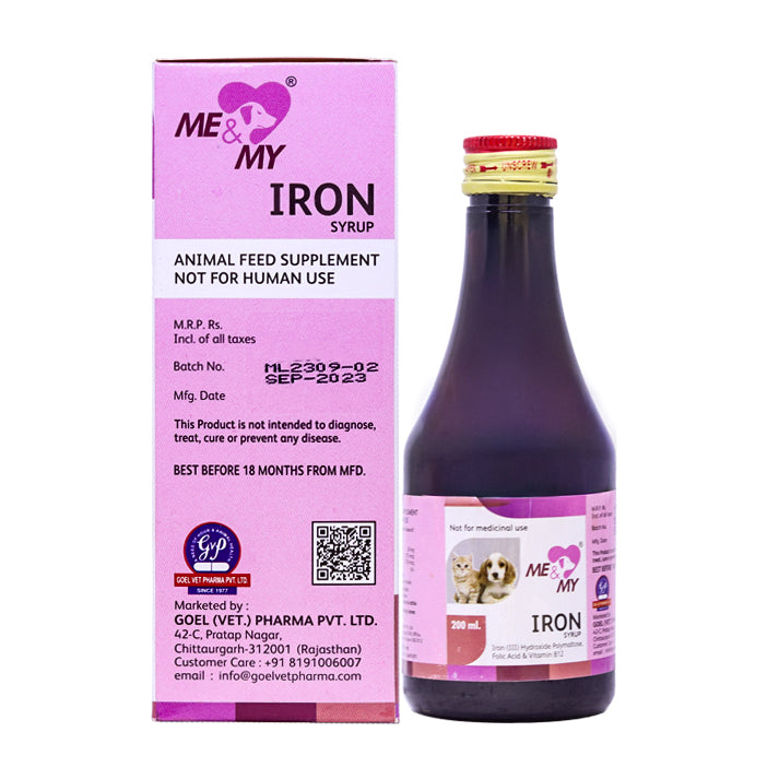 Iron Homeopathic Supplement for Pets | To Improve Appetite and Iron