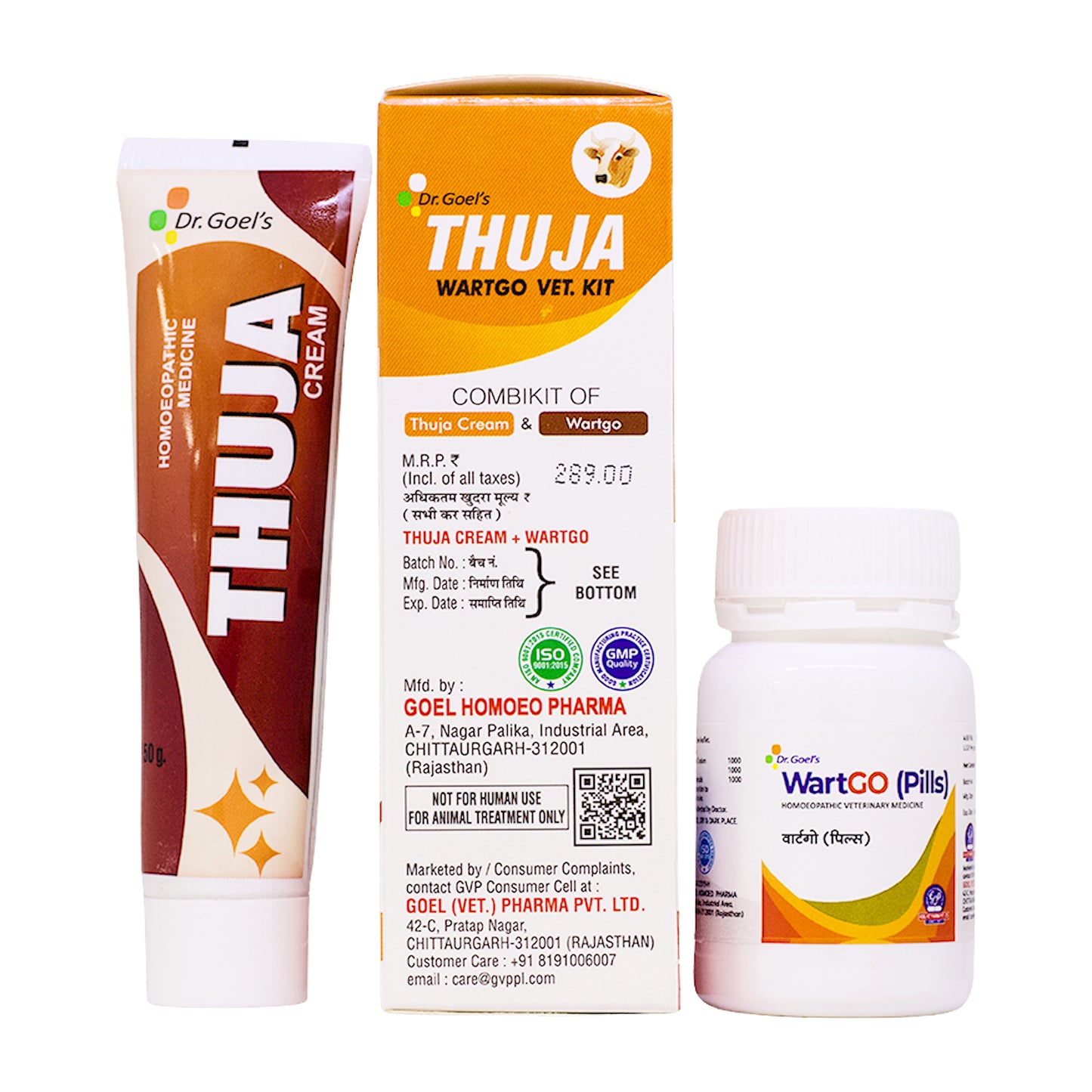 Thuja WartGo vet kit For Natural removal of Warts