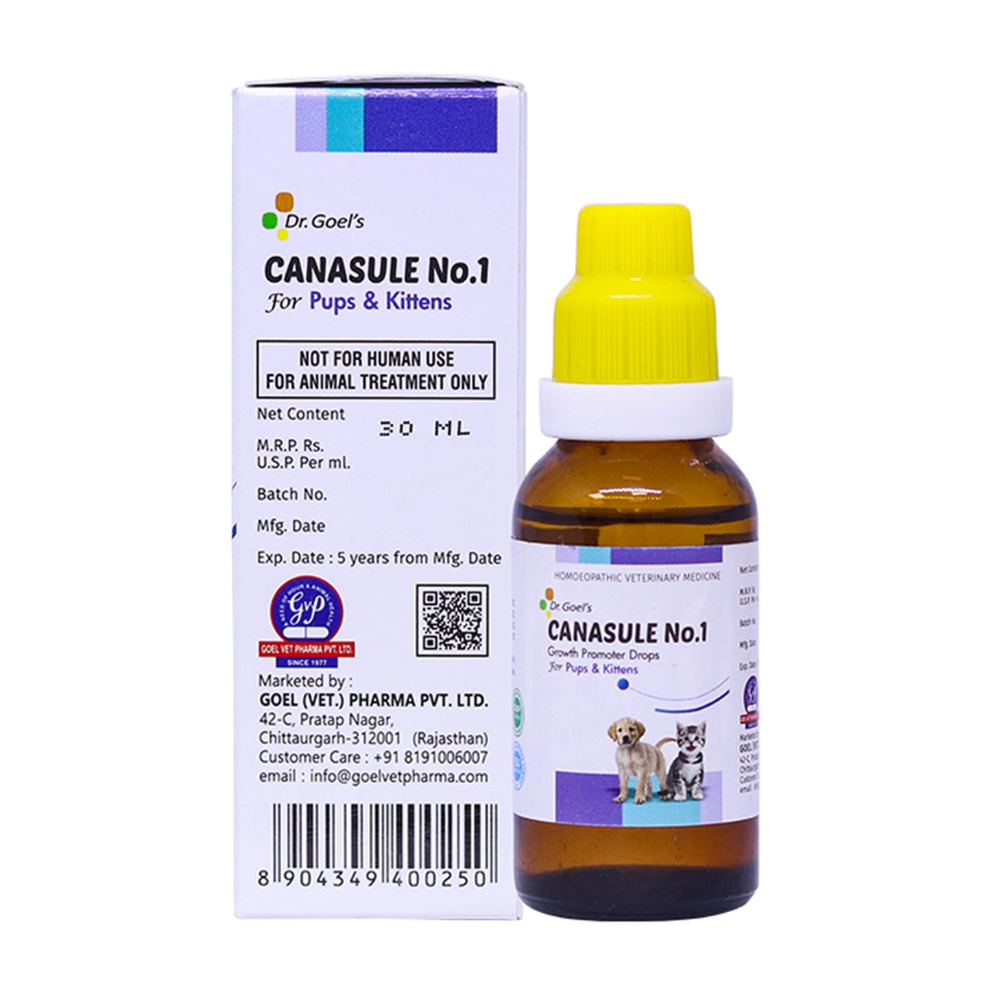 CANASULE No.1 for PUPS and KITTENS 30ml For Boosting Immunity