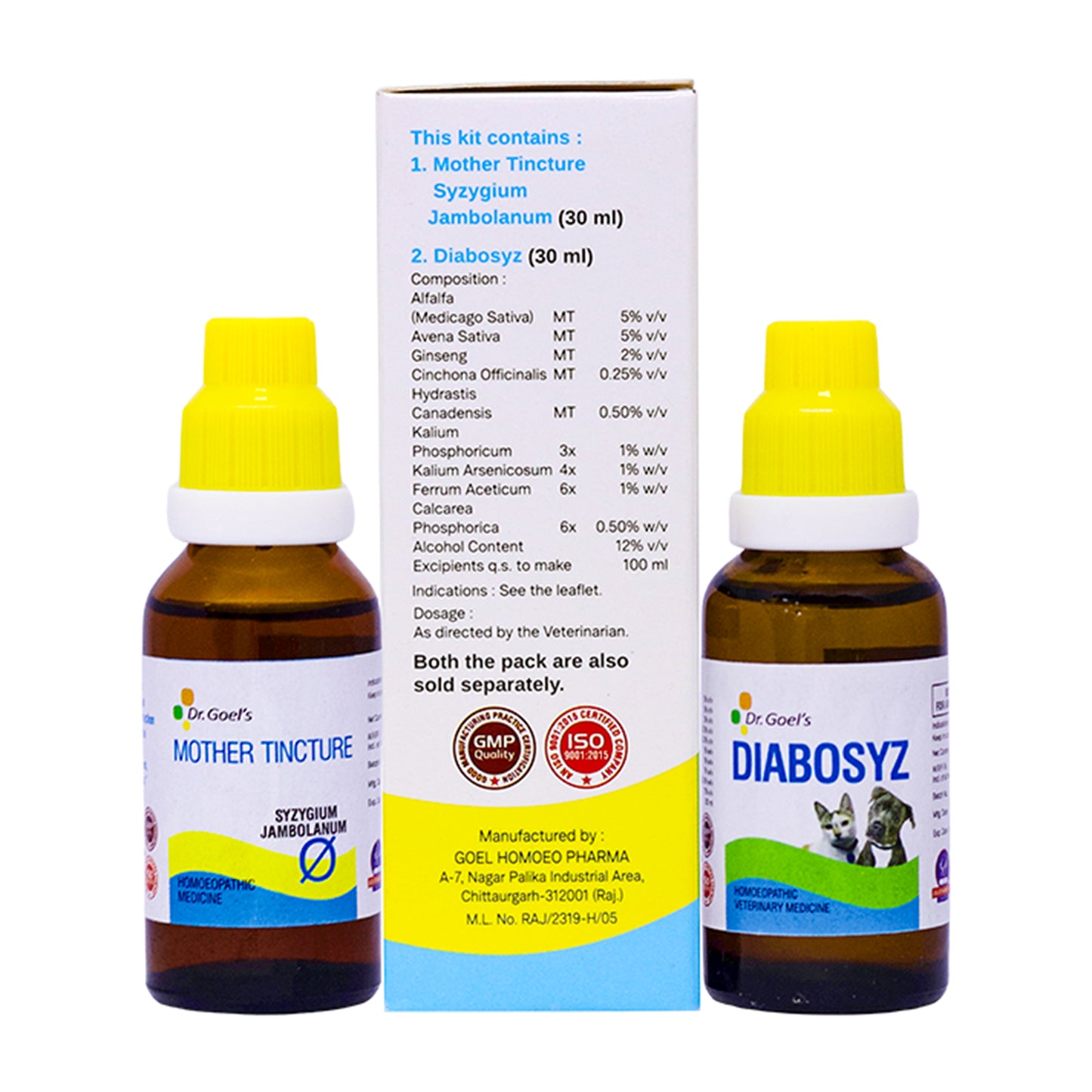 DIABOSYZ JUMBO KIT for PETS 30ML For Diabetes