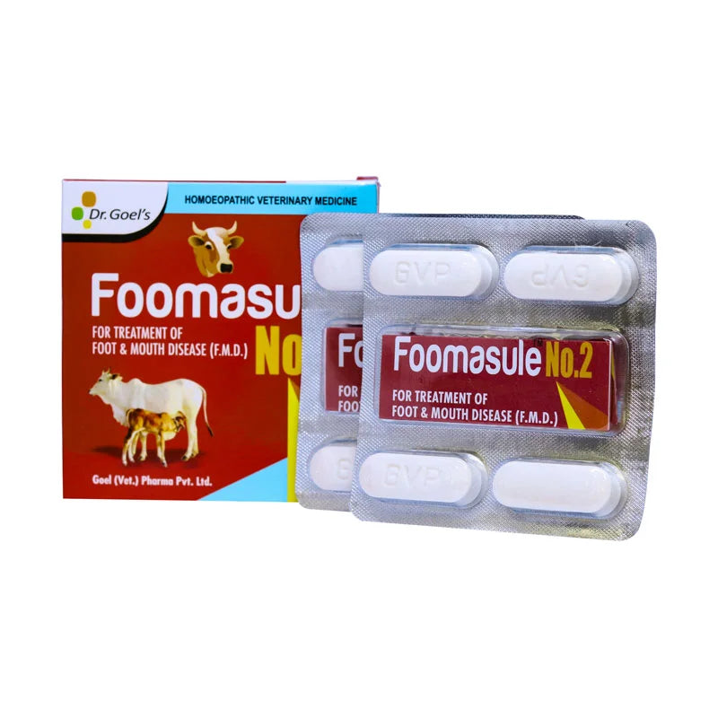 FOOMASULE No. 2 for CATTLE For Treatment of FMD