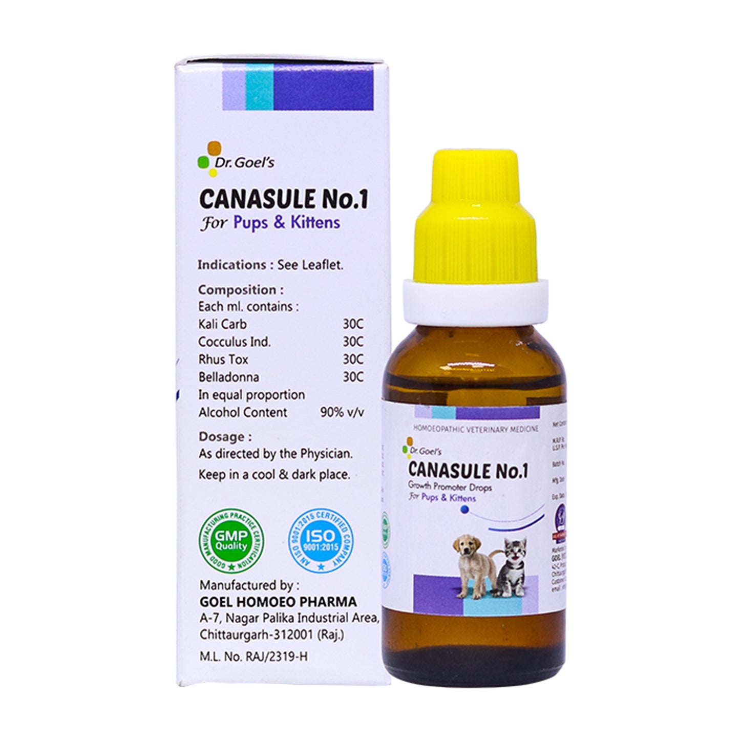 CANASULE No.1 for PUPS and KITTENS 30ml For Boosting Immunity
