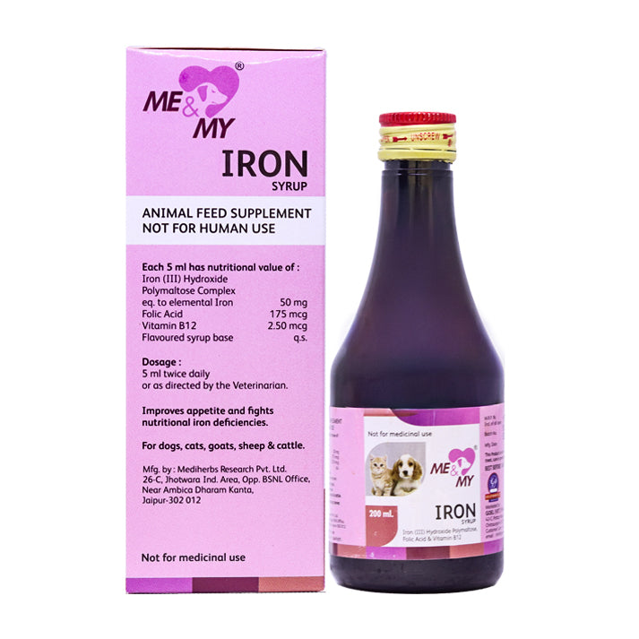 Iron Homeopathic Supplement for Pets | To Improve Appetite and Iron