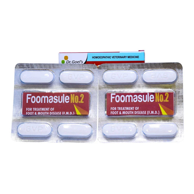 FOOMASULE No. 2 for CATTLE For Treatment of FMD