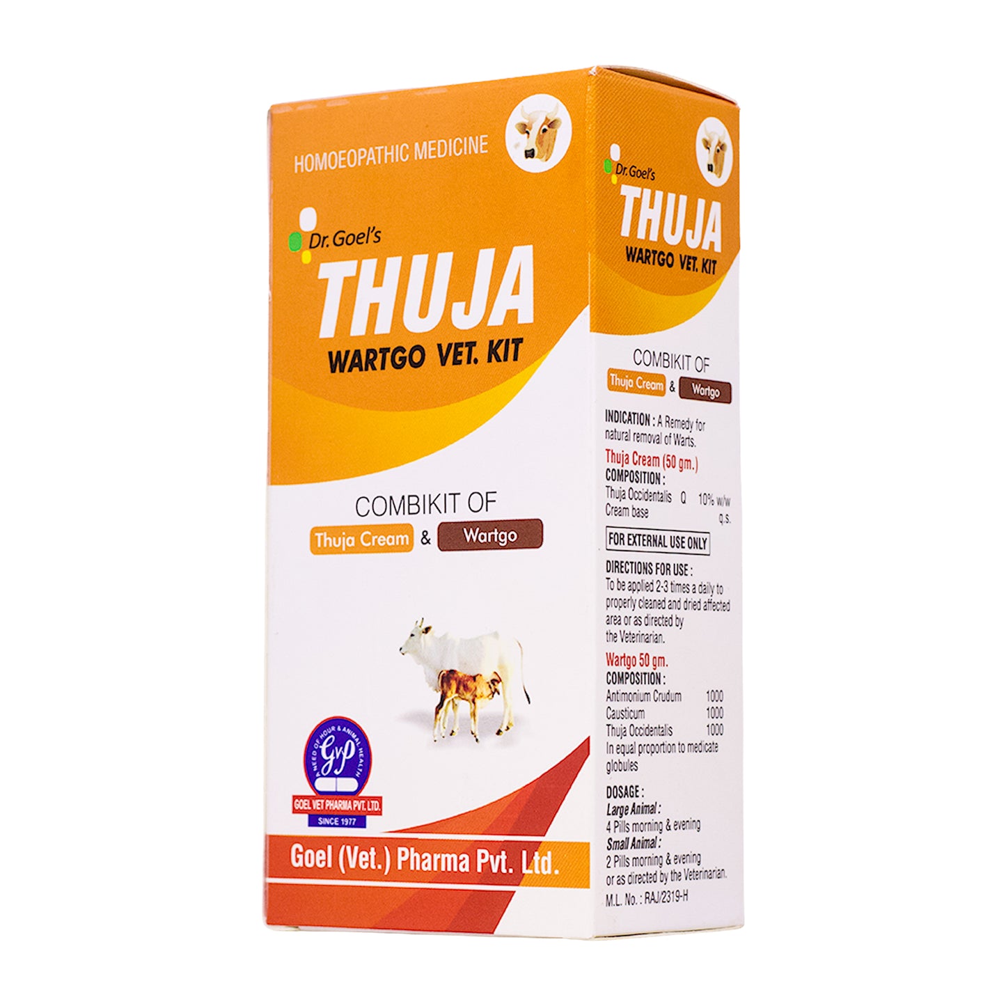 Thuja WartGo vet kit For Natural removal of Warts