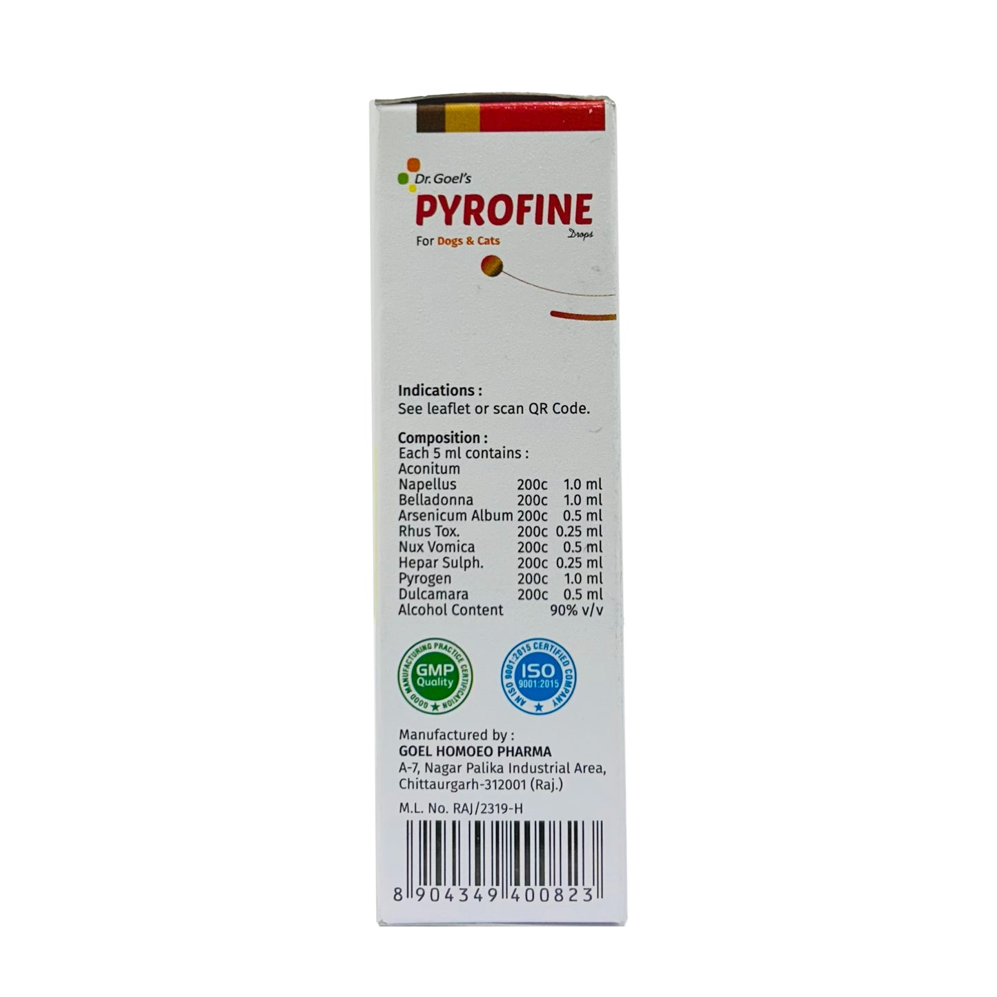 PYROFINE for PETS 20ML for Fever or Pyrexia