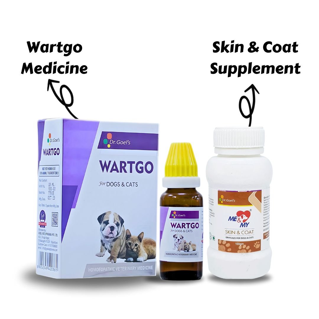  Double Check For Smooth Skin Wart Go + Skin & Coat (Combo)