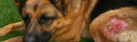 German Shepherd skin infection