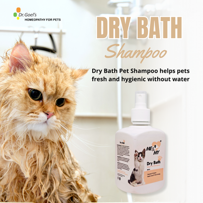 Dry Bath Pet Shampoo helps pets fresh and hygienic without water