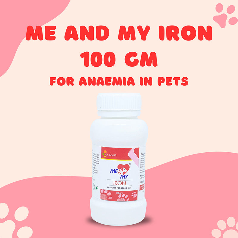 Me and My IRON 100 GM For Anaemia in pets