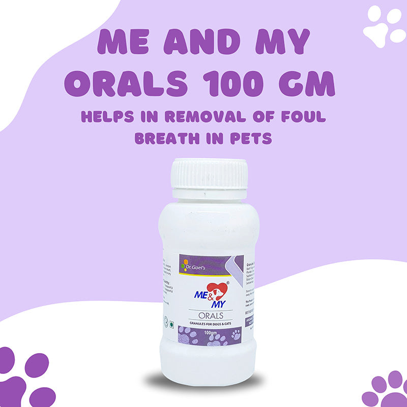 Me and My ORALS 100 GM Helps in removal of Foul Breath in pets