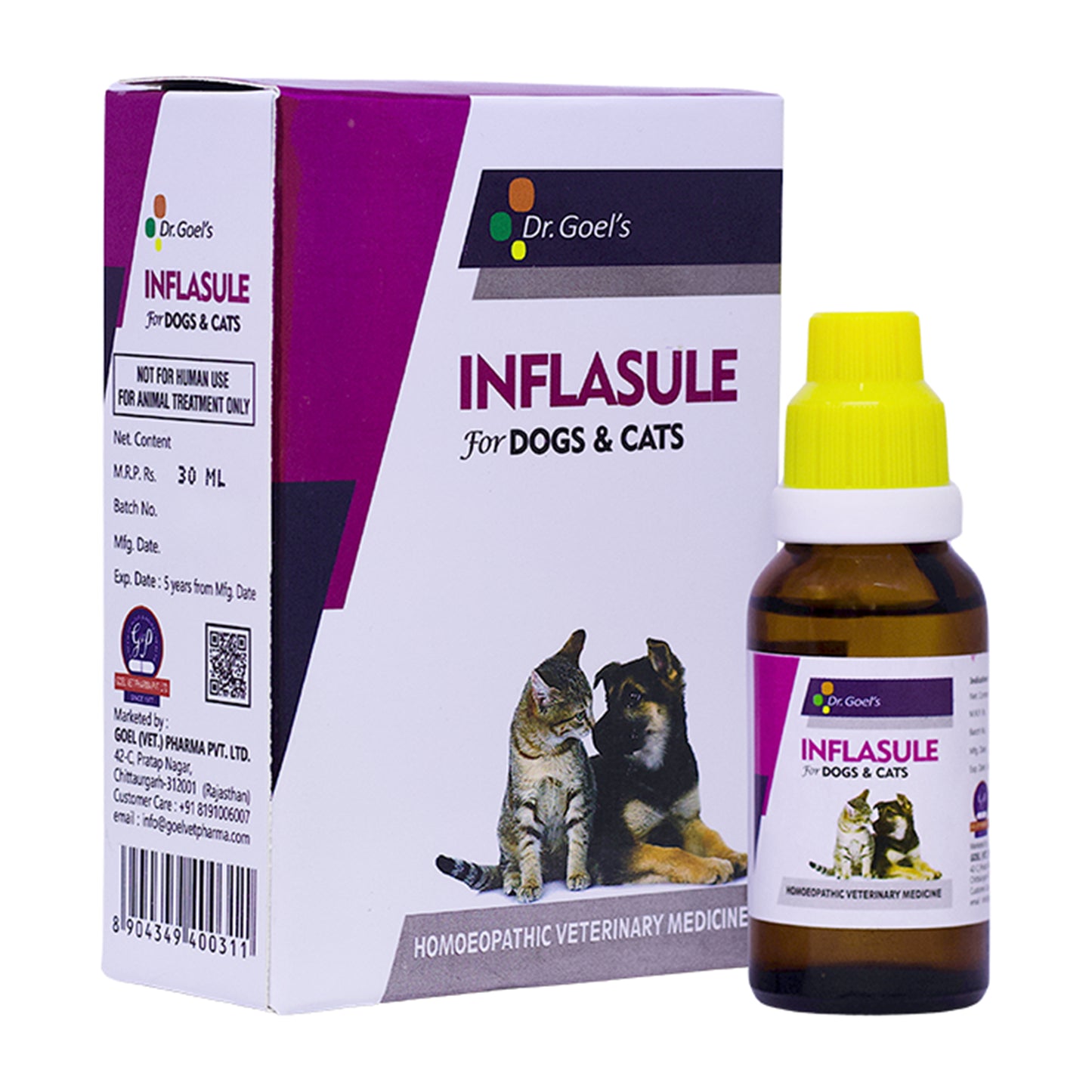INFLASULE for PETS 30ml For Joint Pain & Rheumatism