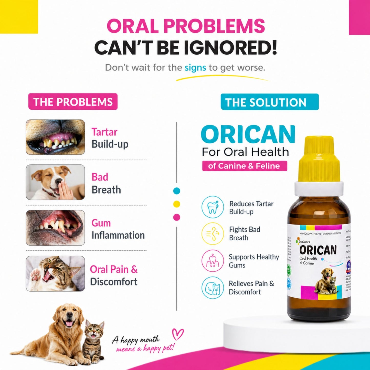 ORICAN FOR ORAL HEALTH IN DOG AND CAT