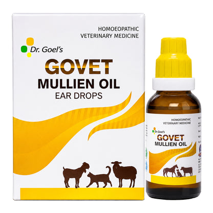 GOVET MULLIEN OIL EAR DROPS FOR DOG, CAT, COW & BUFFALO